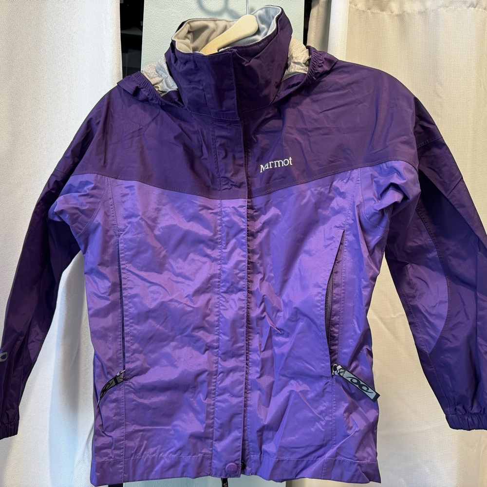 Marmot Purple Kids Raincoat